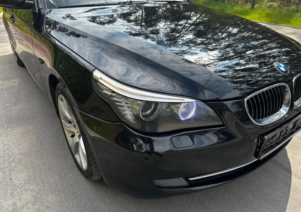 BMW Seria 5 cena 53500 przebieg: 162700, rok produkcji 2008 z Jaworzno małe 379